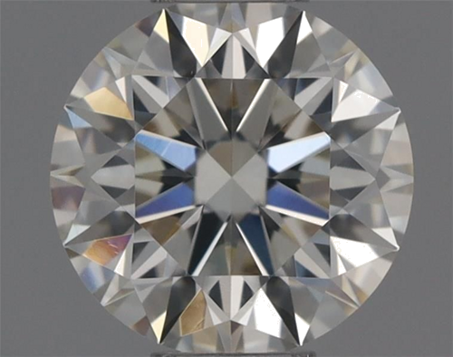 0.37 carat K-VVS2 Excellent cut Natūralus Round Deimantas (1)