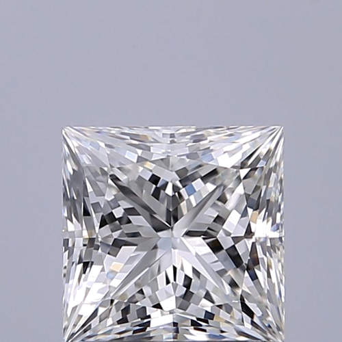 0.91 carat H-VVS1 Natūralus Princess Deimantas (1)