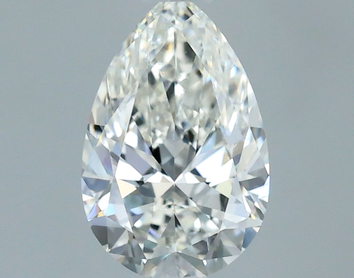 0.64 carat G-VS2 Natūralus Pear Deimantas (1)
