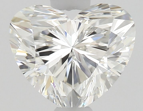 0.61 carat G-VVS1 Natūralus Heart Deimantas (1)