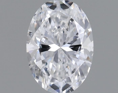 0.4 carat D-SI2 Natūralus Oval Deimantas (1)