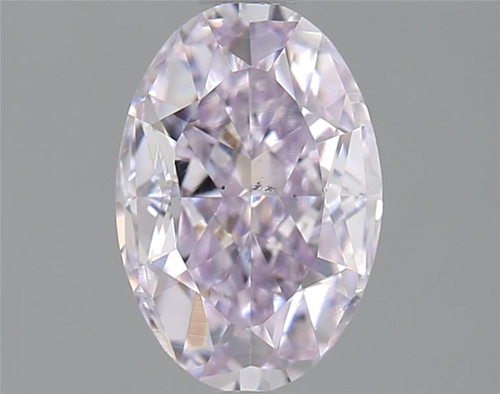 1.07 carat Fancy Light Pink-SI1 Natūralus Oval Deimantas (1)