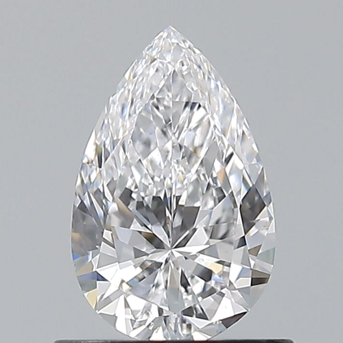 0.7 carat D-VS2 Natūralus Pear Deimantas (1)