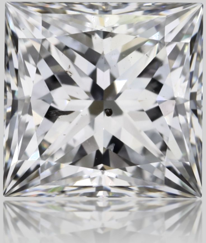 0.7 carat D-SI2 Natūralus Princess Deimantas (1)