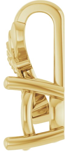Pakabukas „Solitaire Floral“ 14k yellow gold Round 7mm (3)