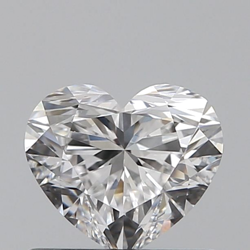 0.6 carat F-SI1 Natūralus Heart Deimantas (1)