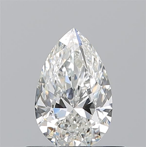 0.5 carat H-VVS2 Natūralus Pear Deimantas (1)