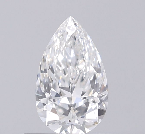 0.5 carat F-VS1 Natūralus Pear Deimantas (1)