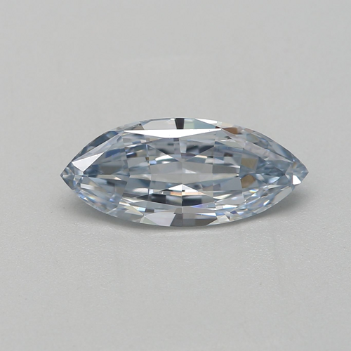 0.61 carat Fancy Intense  Blue-VS1 Natūralus Marquise Deimantas (1)
