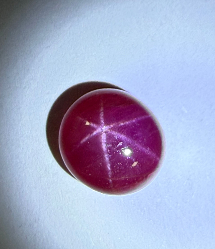 5.53 carat RED CABOCHON cut Oval Rubinas (1)