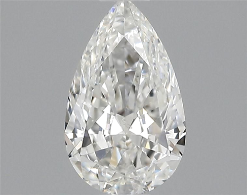 0.5 carat F-SI2 Natūralus Pear Deimantas (1)