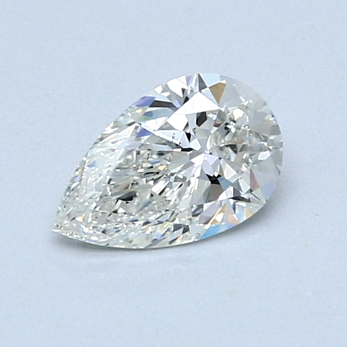 0.64 carat G-SI1 Natūralus Pear Deimantas (1)