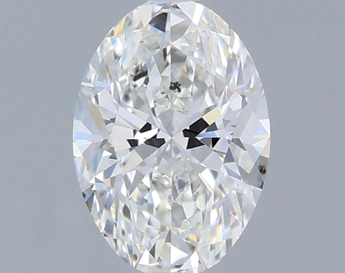 0.5 carat G-SI1 Natūralus Oval Deimantas (1)