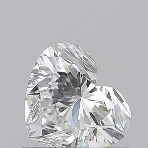 0.6 carat E-VVS1 Natūralus Heart Deimantas (1)