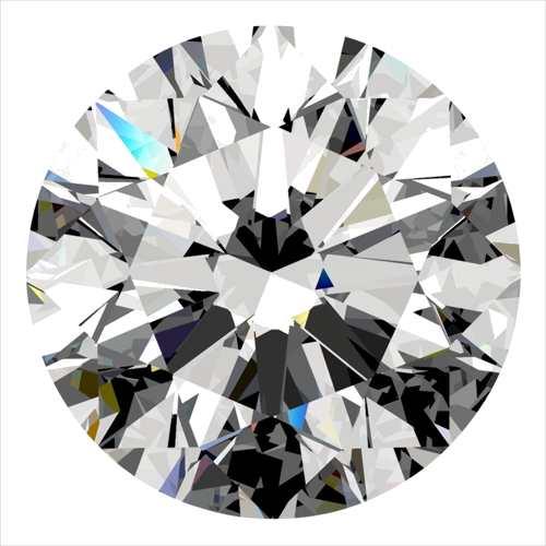 0.41 carat H-VVS2 Excellent cut Natūralus Round Deimantas (1)