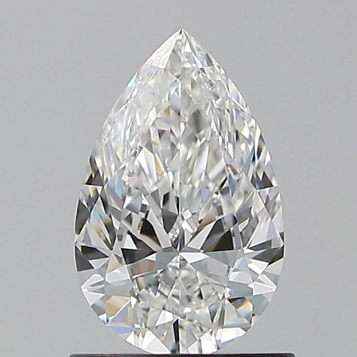 0.9 carat E-IF Natūralus Pear Deimantas (1)