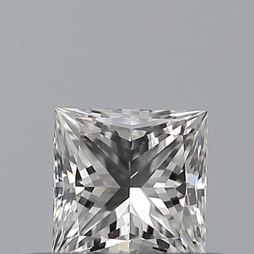 0.32 carat F-VVS1 Natūralus Princess Deimantas (1)