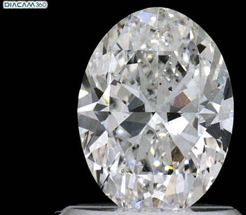1.0 carat E-VS2 Natūralus Oval Deimantas (1)