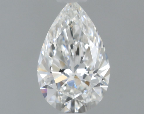 0.3 carat F-IF Natūralus Pear Deimantas (1)