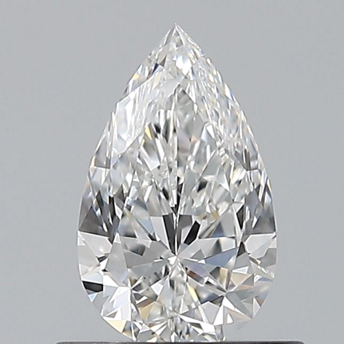 0.6 carat E-VVS2 Natūralus Pear Deimantas (1)