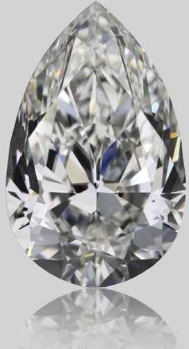 1.01 carat H-VVS1 Natūralus Pear Deimantas (1)