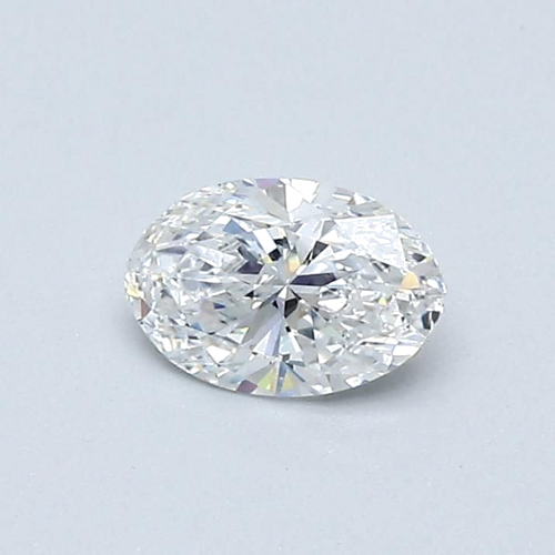 0.39 carat E-VS2 Natūralus Oval Deimantas (1)