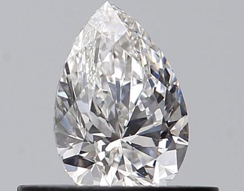 0.4 carat F-VVS1 Natūralus Pear Deimantas (1)