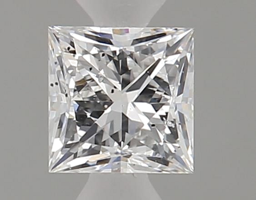 0.33 carat E-SI2 Natūralus Princess Deimantas (1)