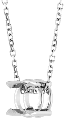 14K White 6 mm Round 16-18  Necklace Mounting (2)