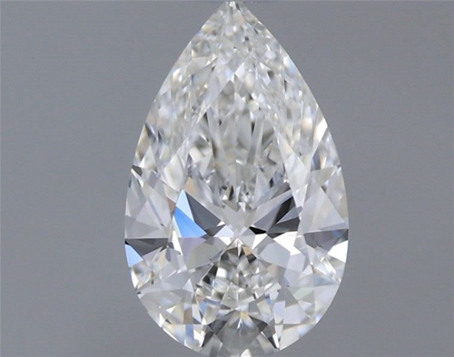 0.51 carat F-VS2 Natūralus Pear Deimantas (1)