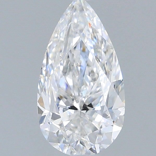0.5 carat E-SI1 Natūralus Pear Deimantas (1)