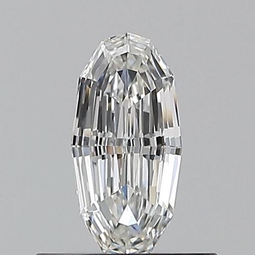 0.4 carat F-VVS2 Natūralus Oval Deimantas (1)