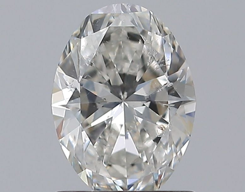 0.9 carat G-SI2 Natūralus Oval Deimantas (1)