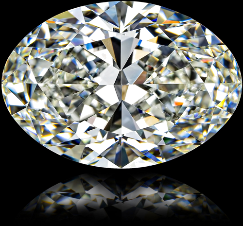 5.3 carat K-VS2 Natūralus Oval Deimantas (1)