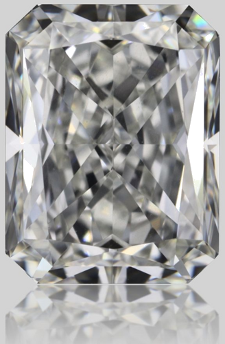 1.02 carat H-VVS1 Natūralus Radiant Deimantas (1)