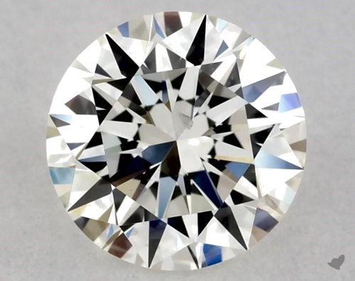0.56 carat I-VS2 Excellent cut Natūralus Round Deimantas (1)