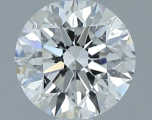0.57 carat F-SI1 Excellent cut Natūralus Round Deimantas (1)