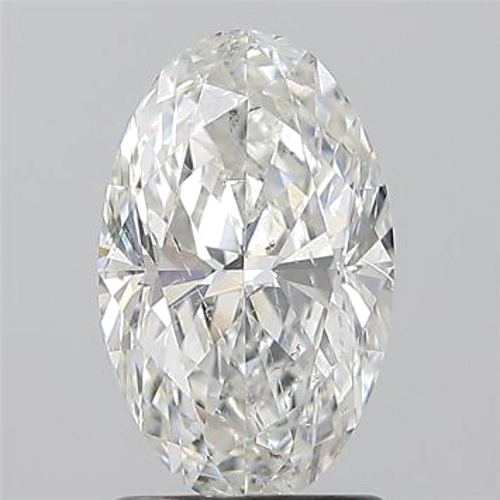 1.5 carat G-SI2 Natūralus Oval Deimantas (1)
