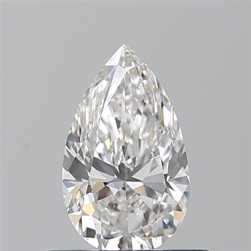 0.61 carat F-VVS1 Natūralus Pear Deimantas (1)