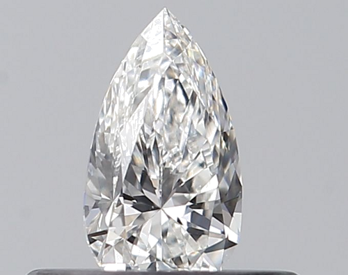 0.28 carat F-VVS2 Natūralus Pear Deimantas (1)