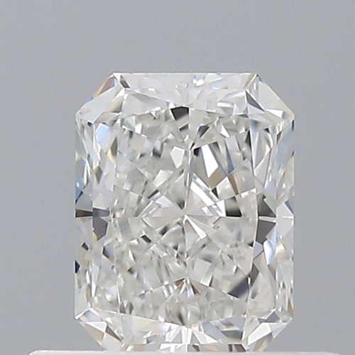 0.5 carat F-VVS2 Natūralus Radiant Deimantas (1)