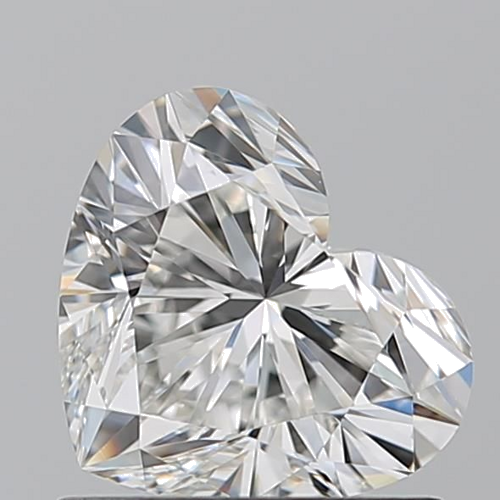 1.01 carat H-VS1 Natūralus Heart Deimantas (1)