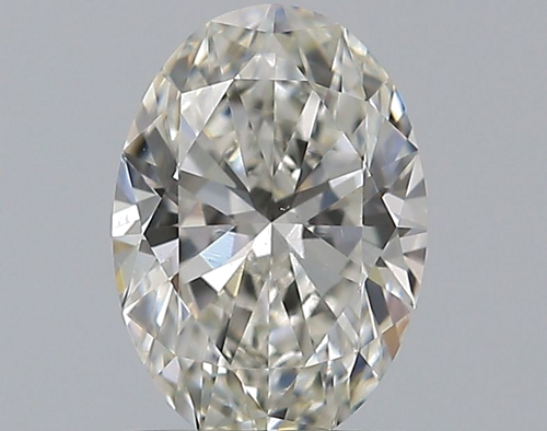 0.76 carat I-SI1 Natūralus Oval Deimantas (1)