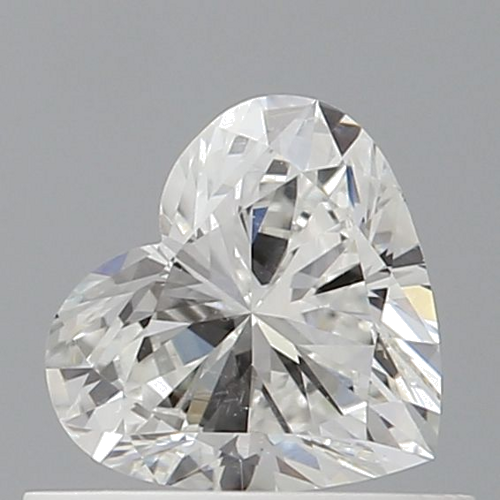 0.5 carat F-VS2 Natūralus Heart Deimantas (1)