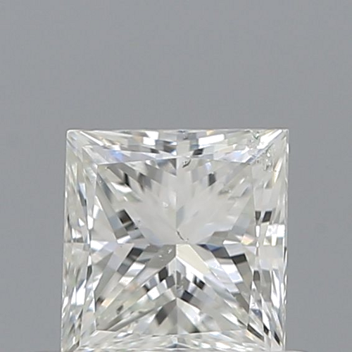 0.5 carat I-SI2 Natūralus Princess Deimantas (1)