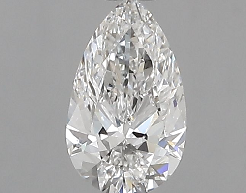 0.58 carat E-VVS1 Natūralus Pear Deimantas (1)