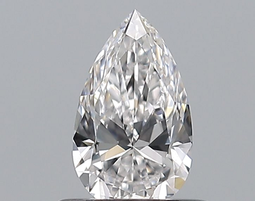 0.52 carat E-IF Natūralus Pear Deimantas (1)