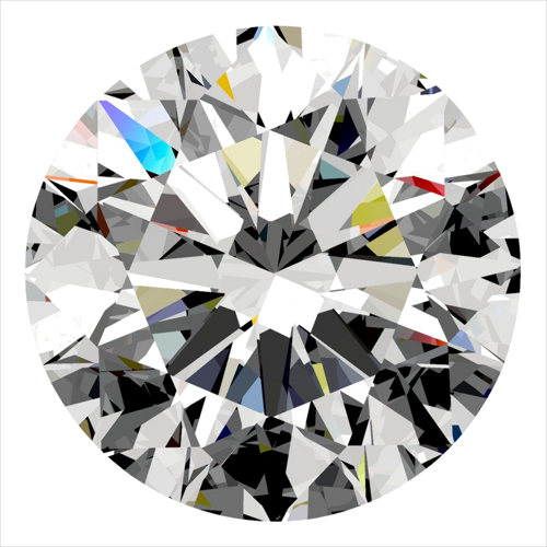 0.32 carat J-VS2 Excellent cut Natūralus Round Deimantas (1)