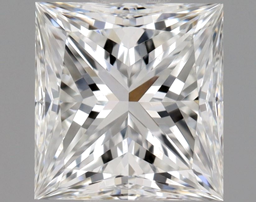0.63 carat F-VS1 Natūralus Princess Deimantas (1)
