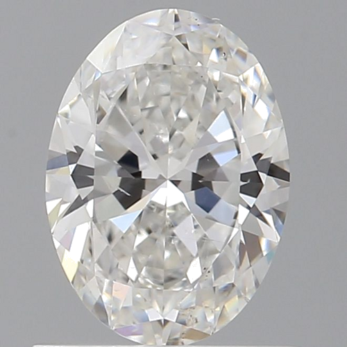 0.9 carat F-SI1 Natūralus Oval Deimantas (1)